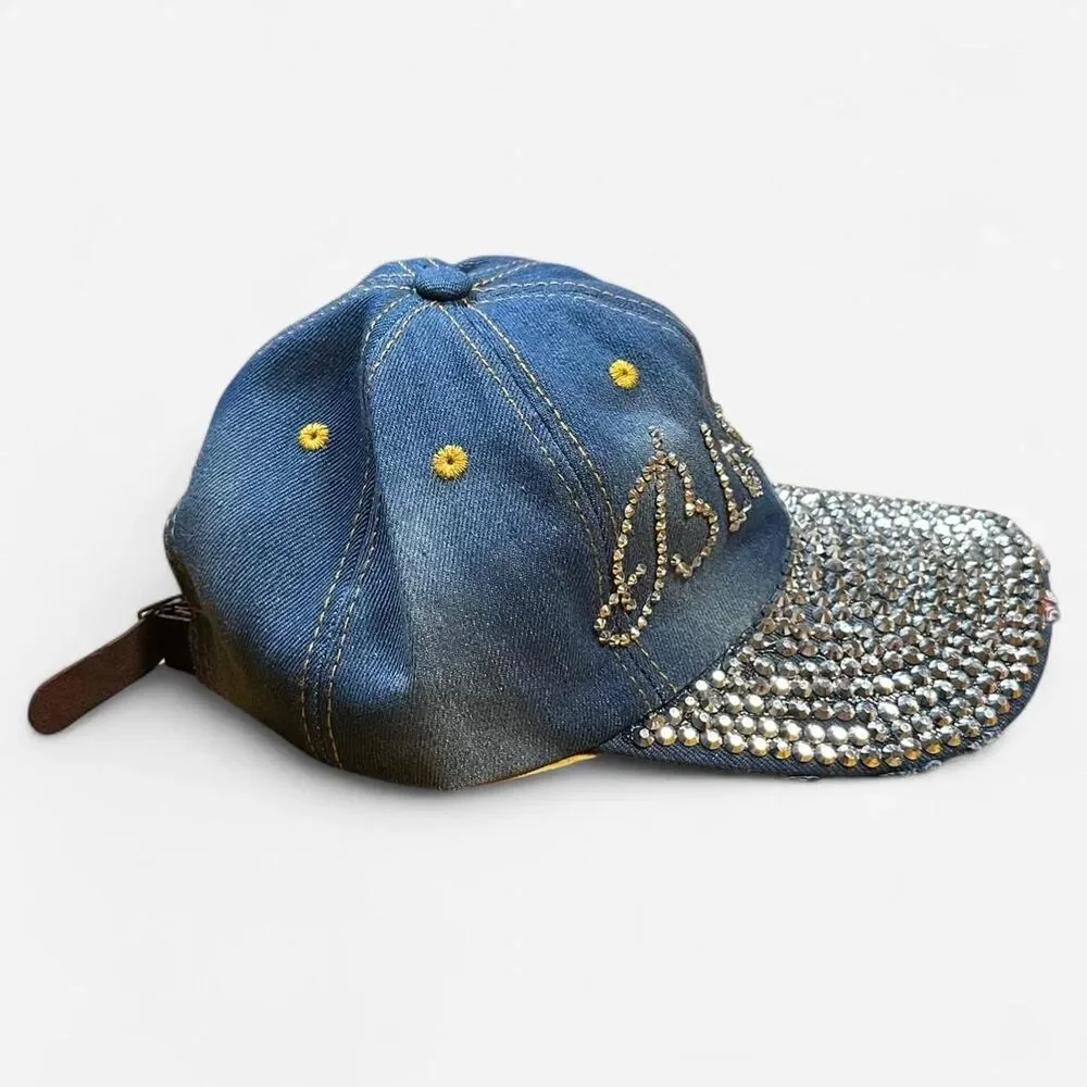 Unbranded Women's Blue and Navy Hat